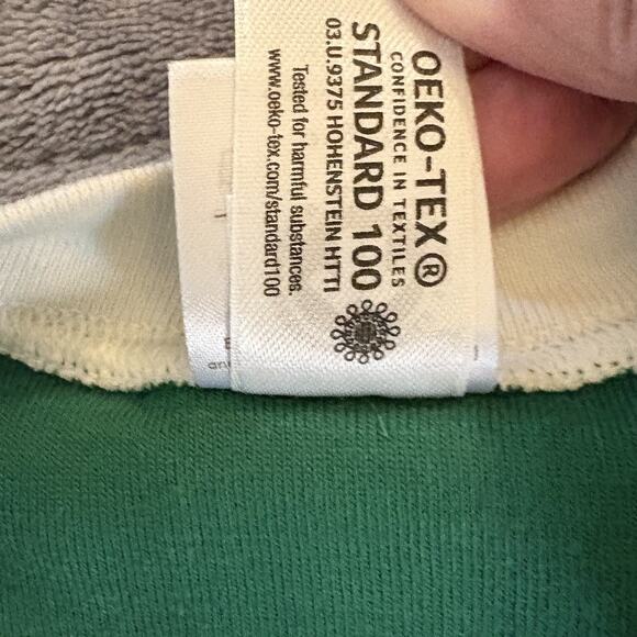 Hanna Andersson Sz 0-3 Mo (50cm) 100% Organic Cotton Zip Up One-Piece Elf Pajama - Picture 10 of 10